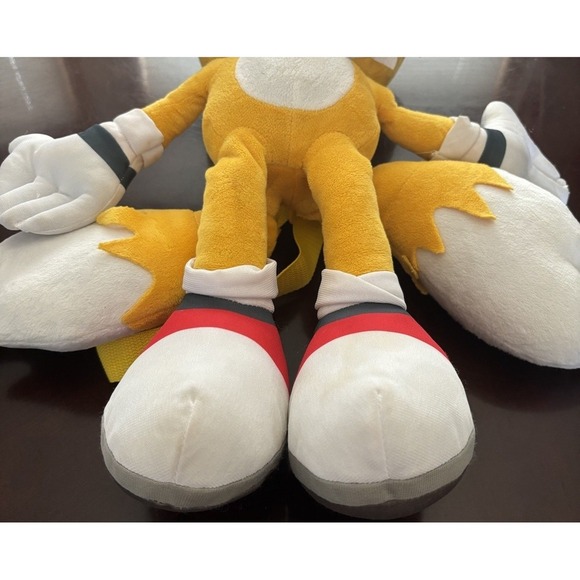 Sonic‎ the Hedgehog Tails Plush Doll Backpack 17" SEGA - Picture 3 of 8